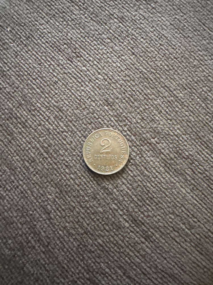 Moeda 2 centavos ( 1921 ) Bronze