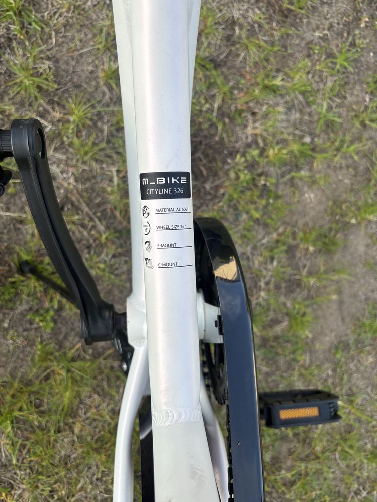 Rower  M-bike cityline 326 biały