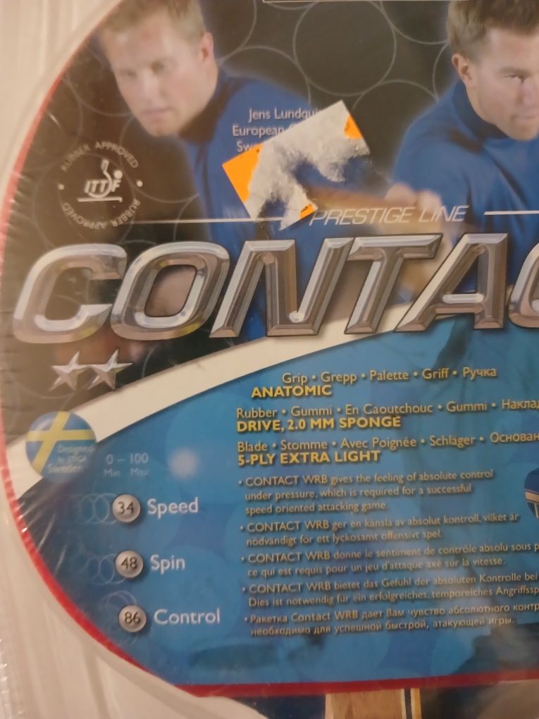 STIGA Contact Prestige Line Ракетка для настільного тенісу. Оригінал