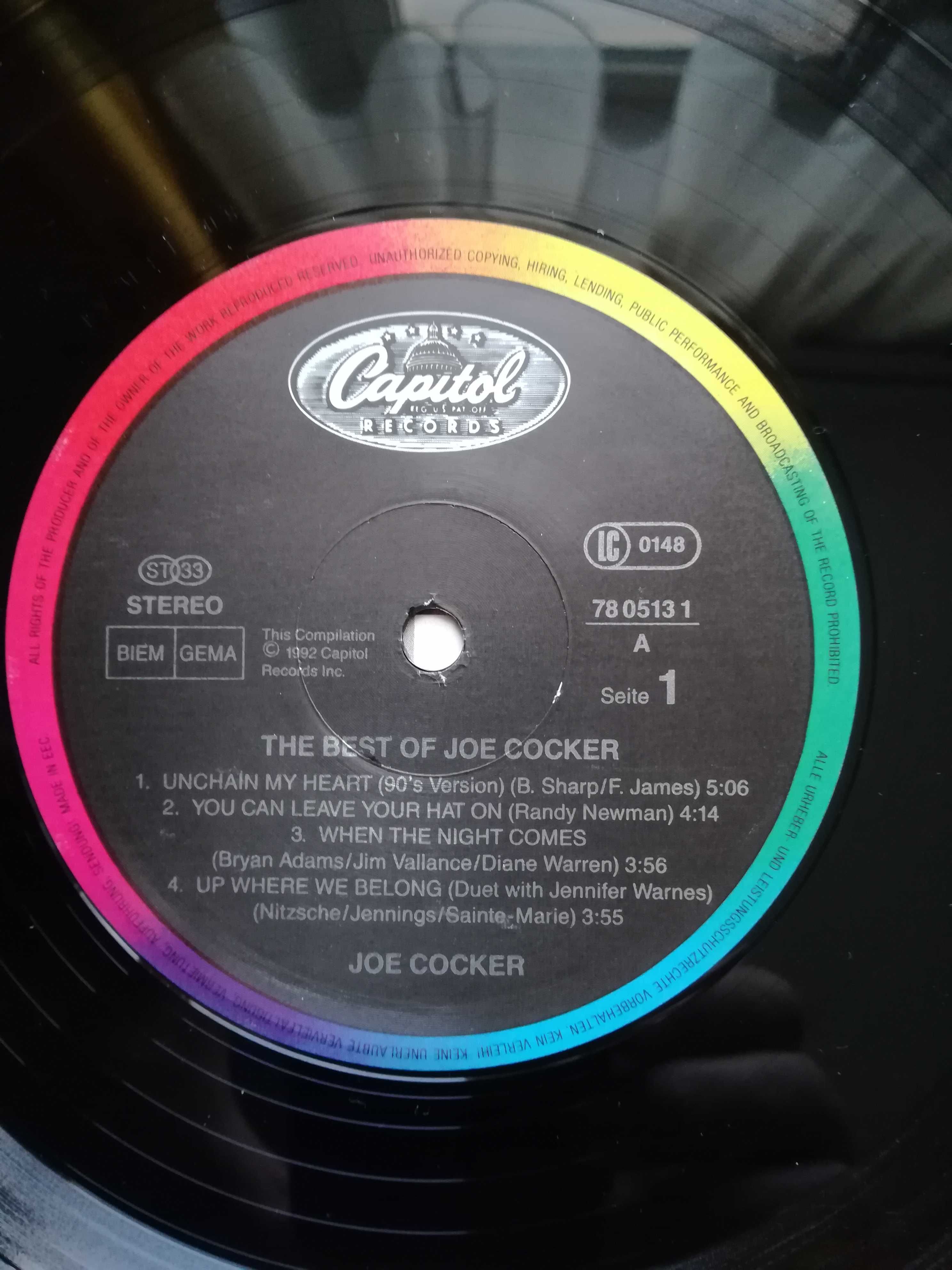 Joe Cocker The Best Of Joe Cocker winyl pierw wyd. EUR 1992 r. EX/VG+