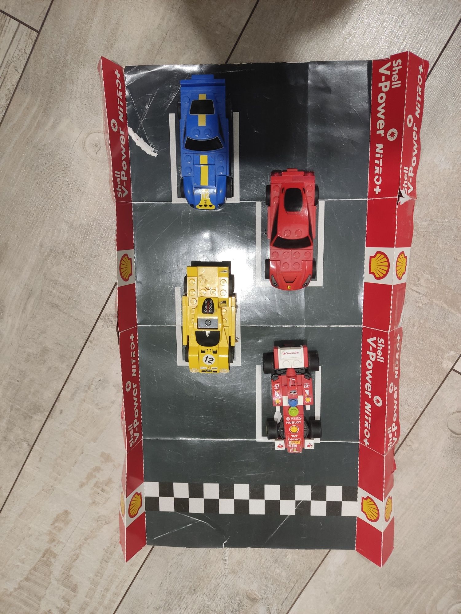 LEGO Shell V-power racing ( 6 zestawów+6 instrukcji) KOMPLETNY