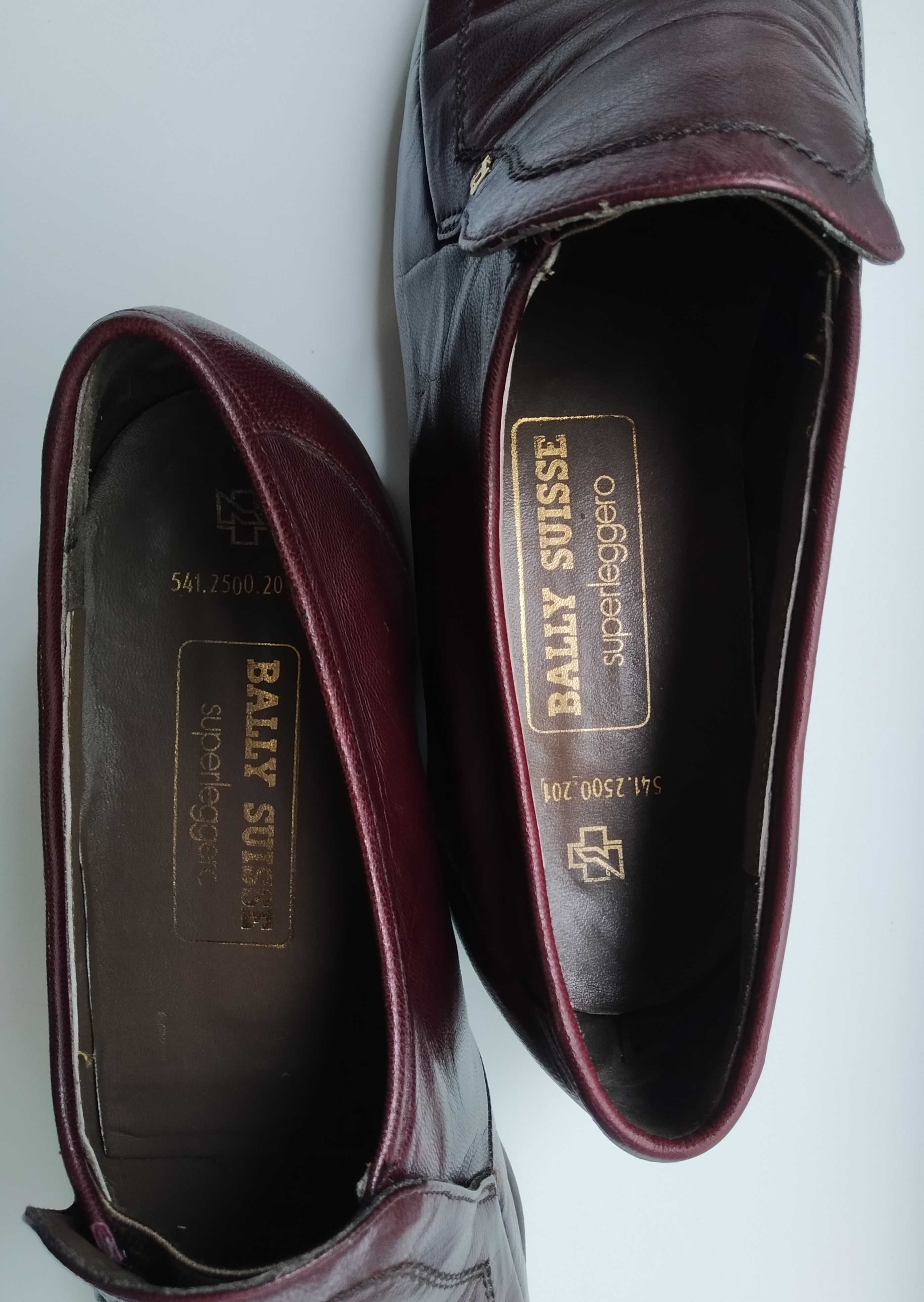 Лофери туфлі Bally Suisse Superleggero Loafers 41.5 Оригінал!