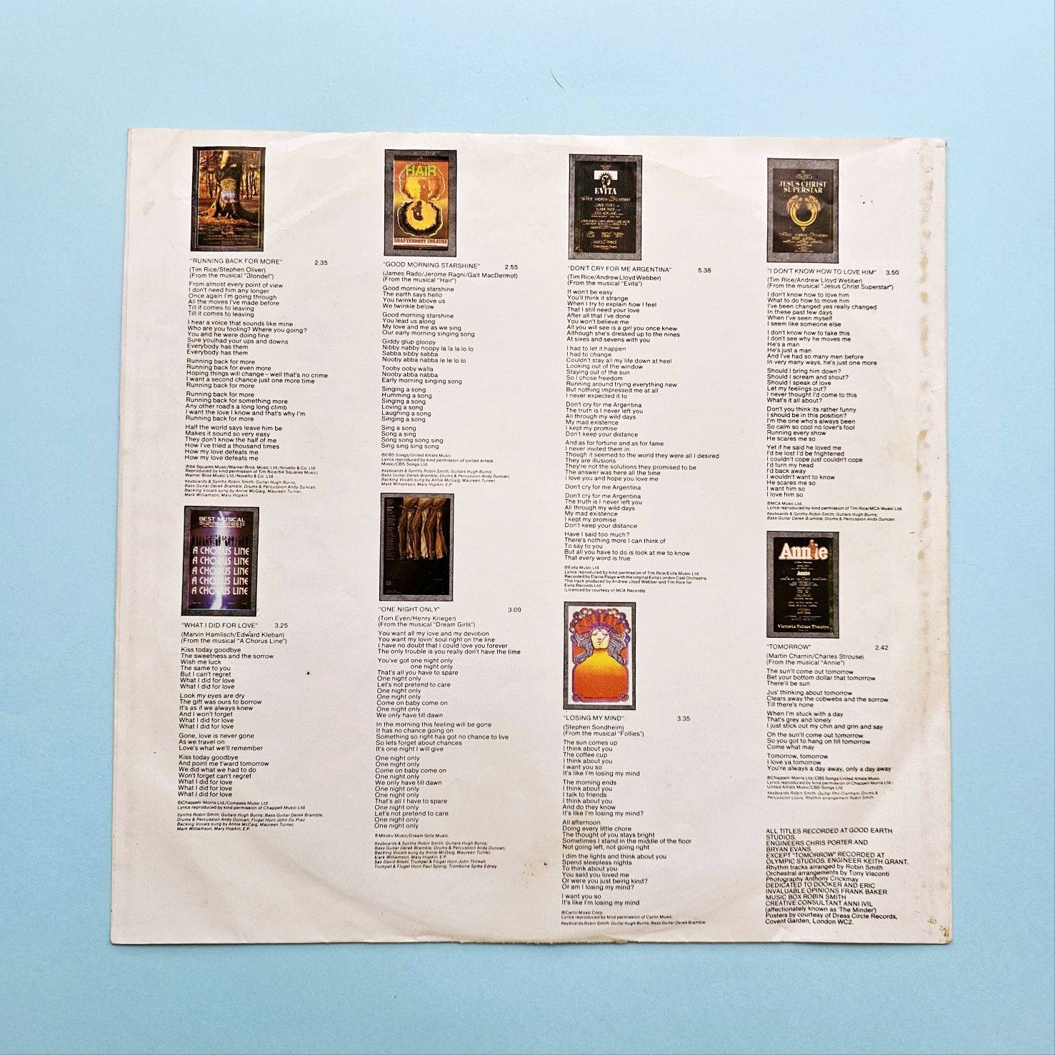 Disco Vinil LP "Elaine Paige - Stages"