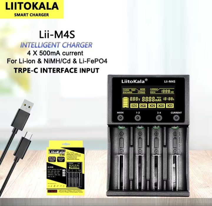 Зарядное устройство LitoKala Lii-M4s