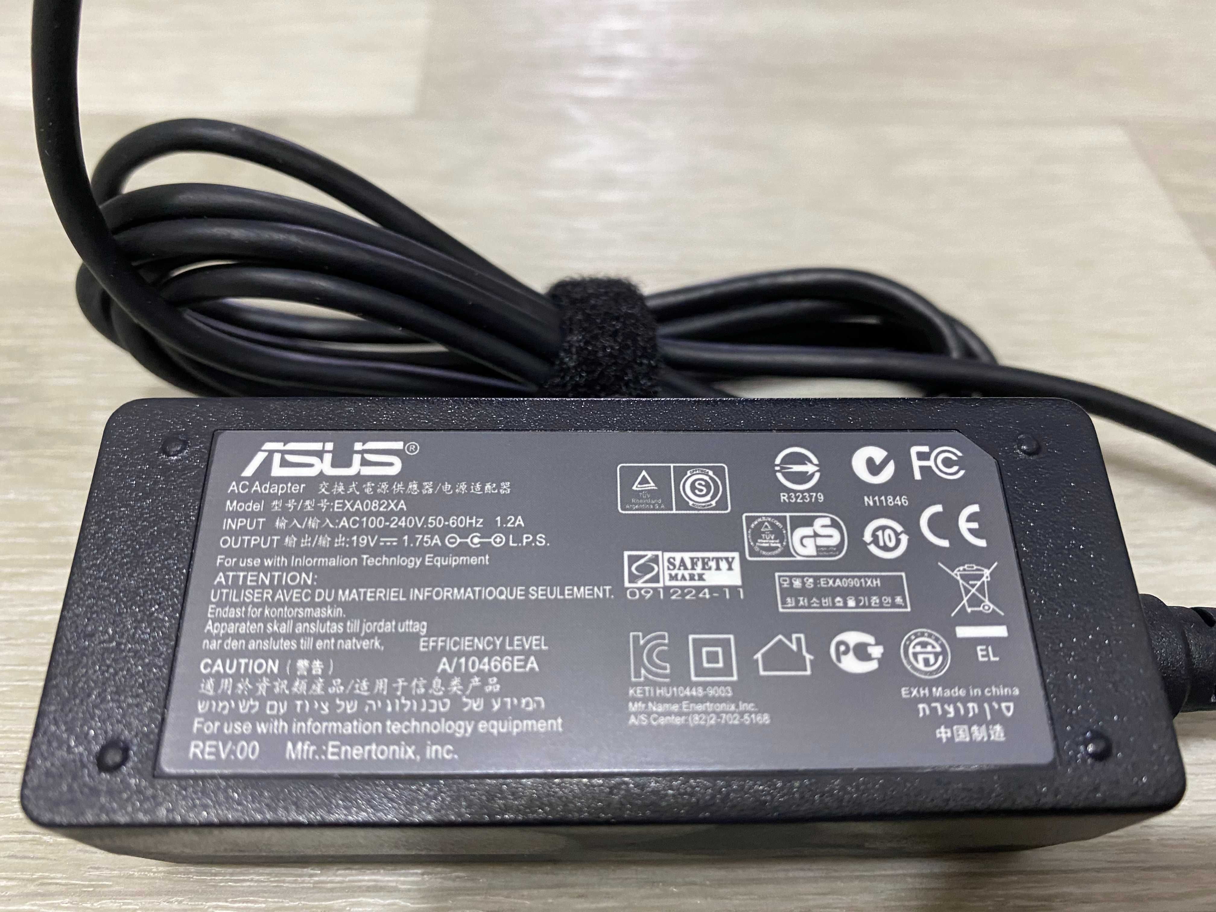 Зарядка для ноутбука Asus 19V1.75A X205T Прямоугольный