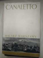 książka Malarz Warszawski Canaletto wydanie 1959