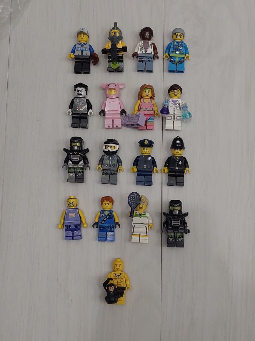 Figurki Lego z serii minifigurek i ninjago