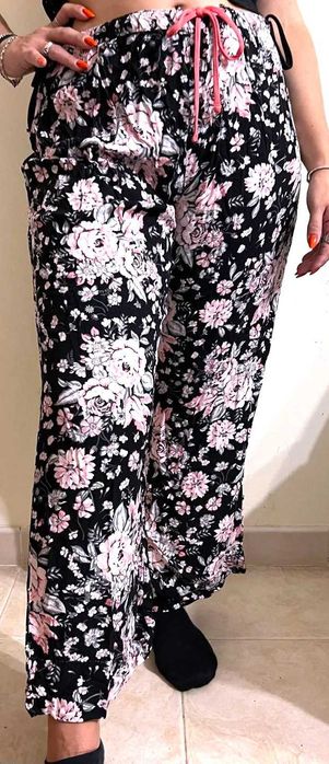 Calças de Pijama / Leggings Florais