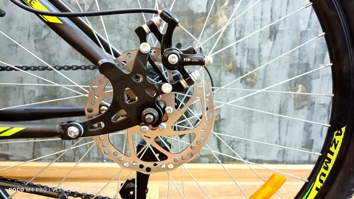 Велосипед Горный Двухподвесный Azimut 26",  оборудование SHIMANO
