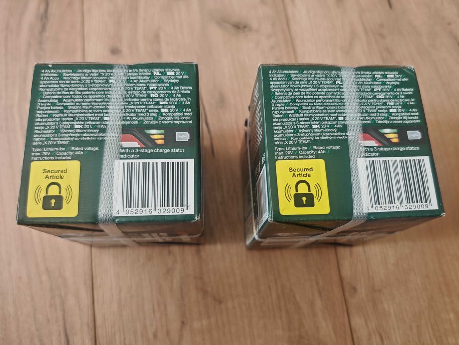 Zestaw 2 akumulatorów Parkside 20V 4Ah X20V Team