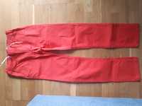 spodnie okaidi,czerwone,slim,r.134,nowe