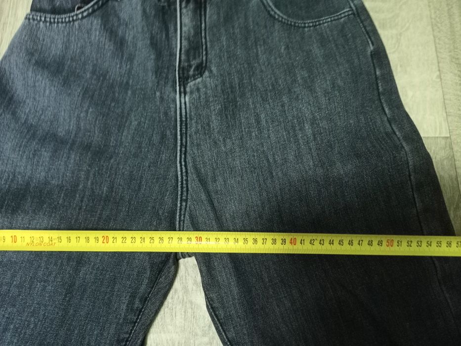 Мом джинсы mom jeans утепленные укороченные