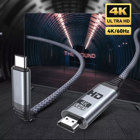 Кабель 4K/60Hz USB Type-C to HDMI 2.0 ТОП качество!
