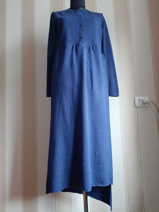 Платье миди\макси, теплое, демисезонное, шерсть+кашемир.