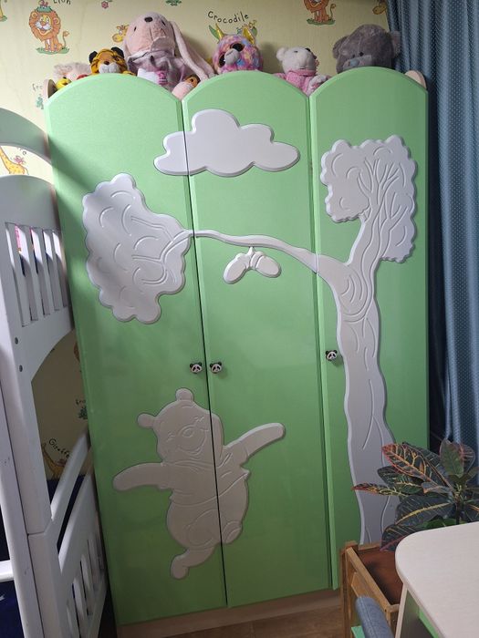 Дитячі меблі: шафа, комод, сліл, тумба