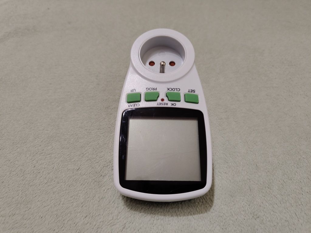 Programator Timer Elektroniczny wyłącznik/ włącznik czasowy Lcd Green