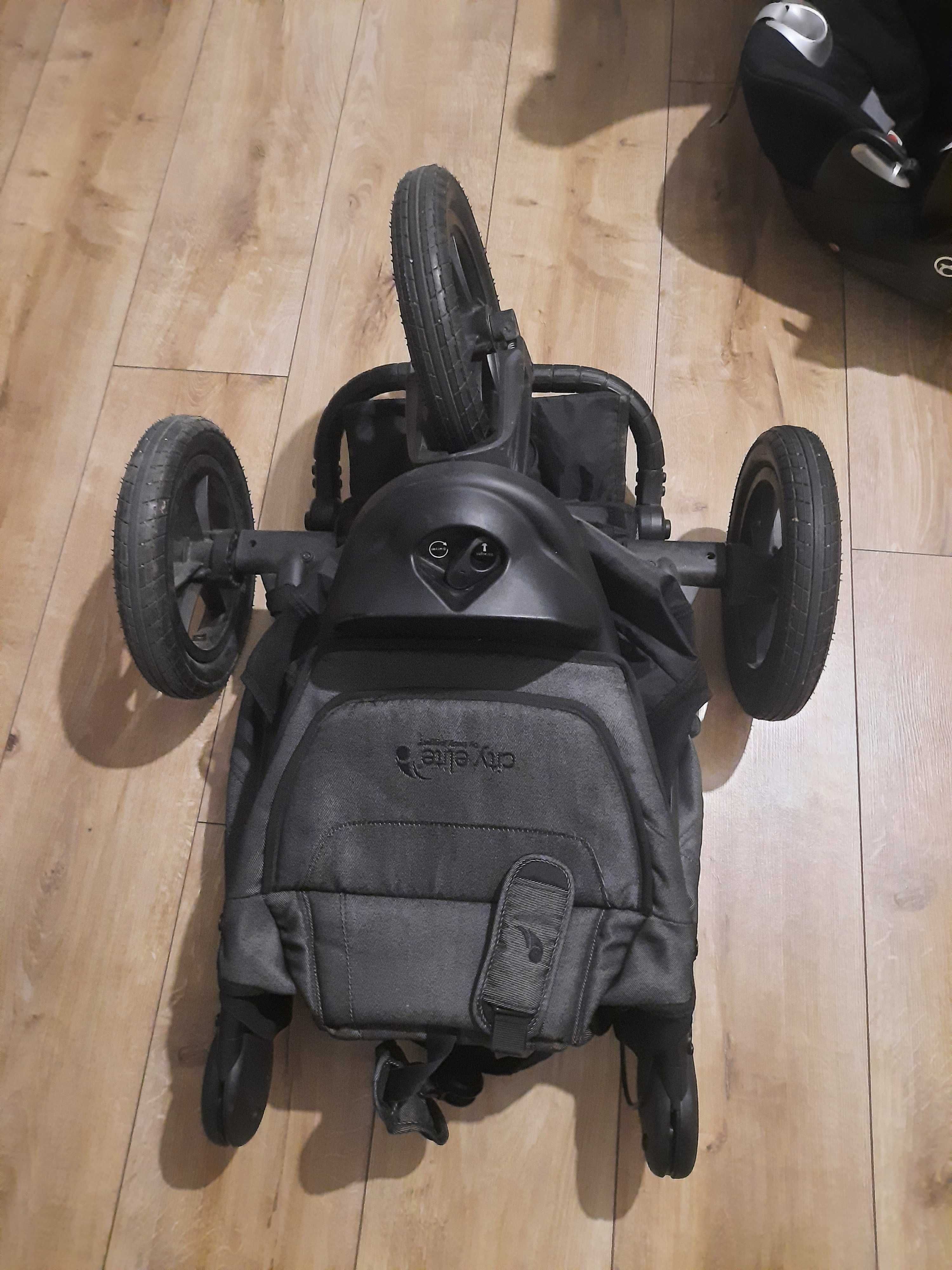 Wózek Baby Jogger City Elite + gondola + nosidełko Cybex Cloud q