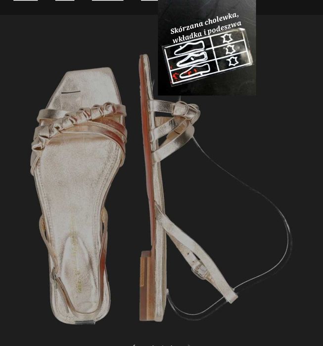 Nowe sandały Melvin & Hamilton skóra 37