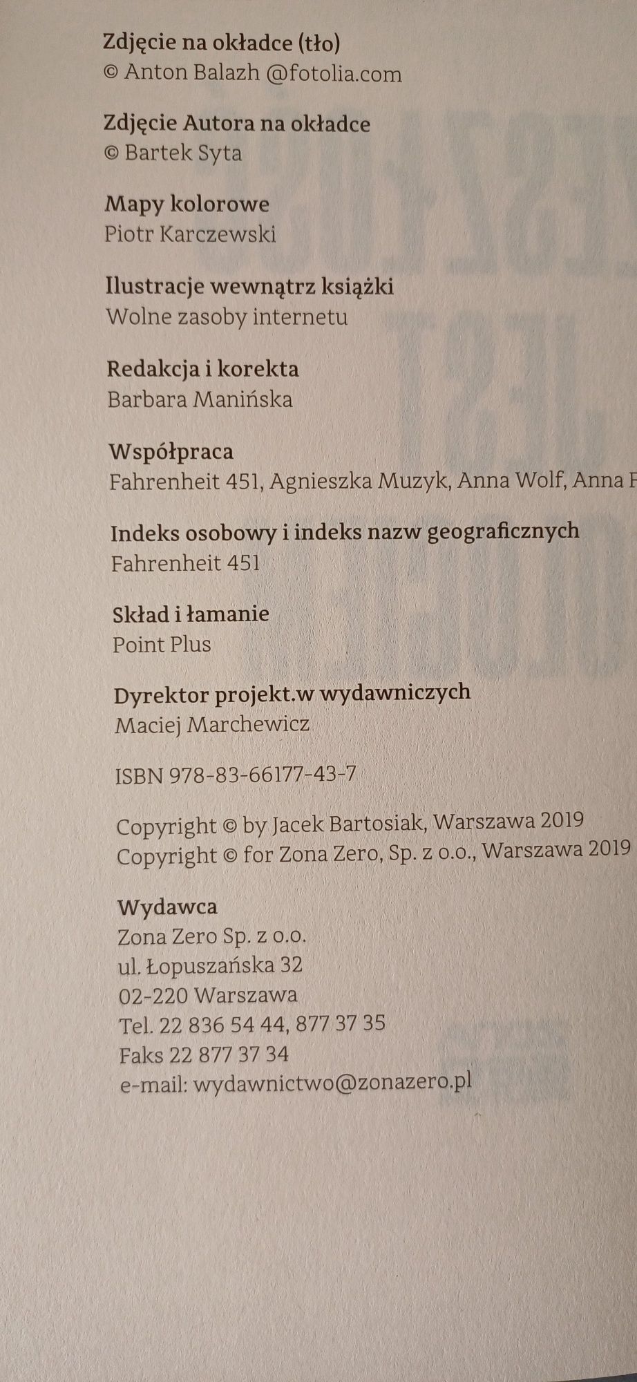Bartosiak Jacek - Przeszłość jest prologiem