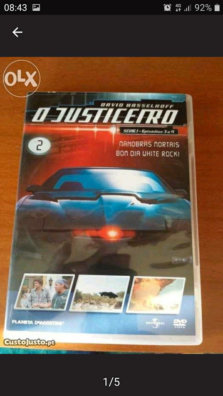 Colecção de filmes justiceiro originais  *NOVOS*