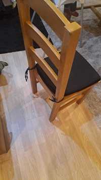 Mesa madeira maciça com 6 cadeiras