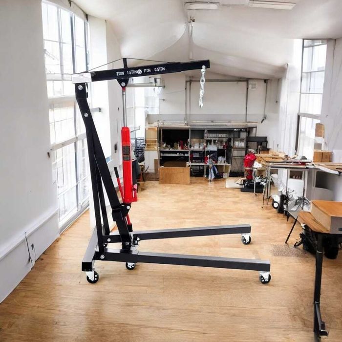 Гідравлічний крановий підіймач 2T Kraft&Dele KD333 подъемник для СТО