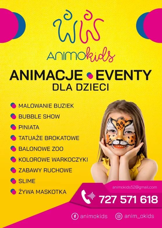 Animacje Dla Dzieci Wesela Chrzciny Urodziny Kinderbale