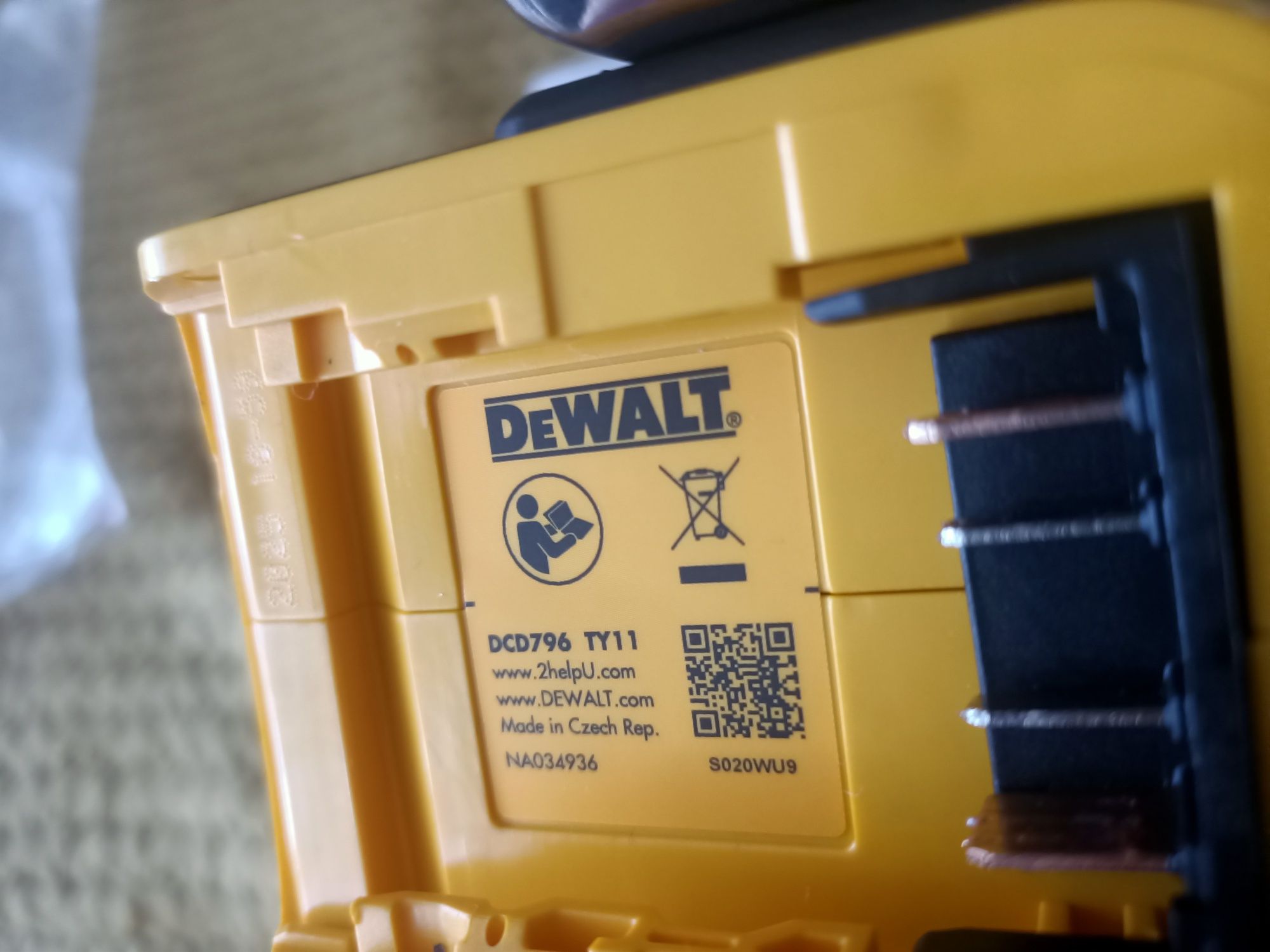 Nowa 25r oryginalna body wkrętarka DeWalt dcd796 udar
