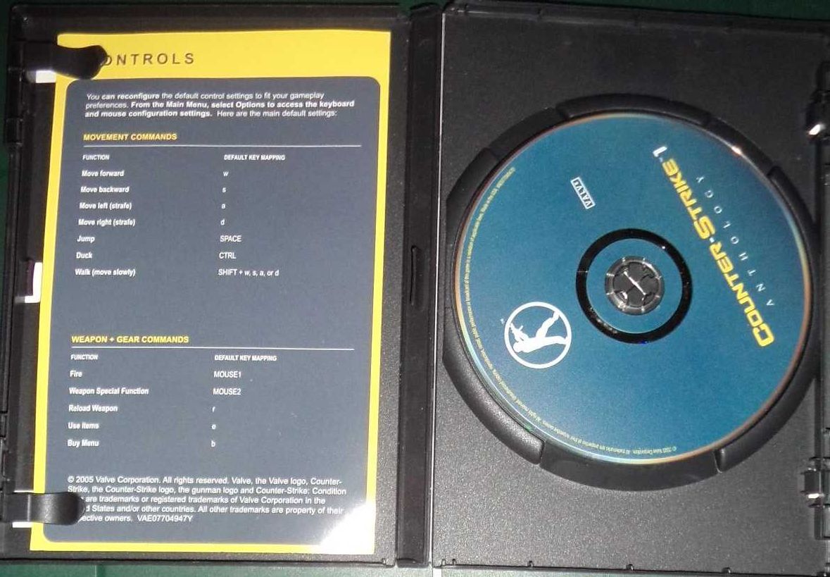 Counter Strike 1 Anthology PC DVD BOX 2005, bez kodu