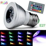 Kolorowa żarówka LED RGB E27 różne kolory pilot nastrój efektowna