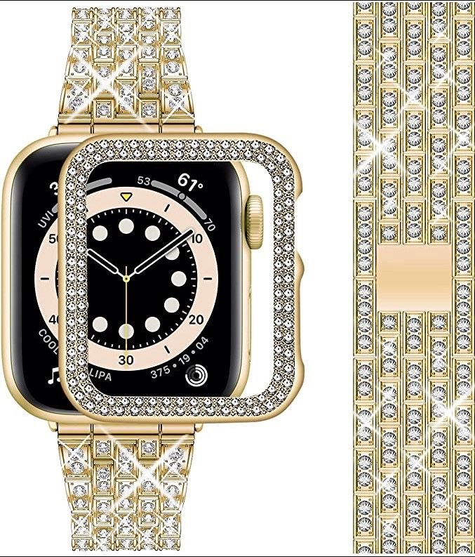 Pasek Wutwuk do Apple watch złoty