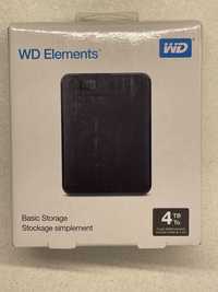 Жорсткий диск накопитель WD Western Digital Elements ємністю 4Tb