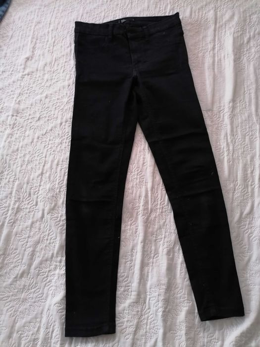 Dżinsy czarne skinny 36