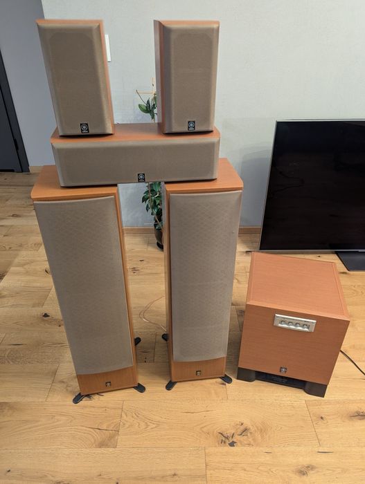 Kino domowe Yamaha NS-50F, NS-C55, NS-E55, YST-SW315, RX-V473