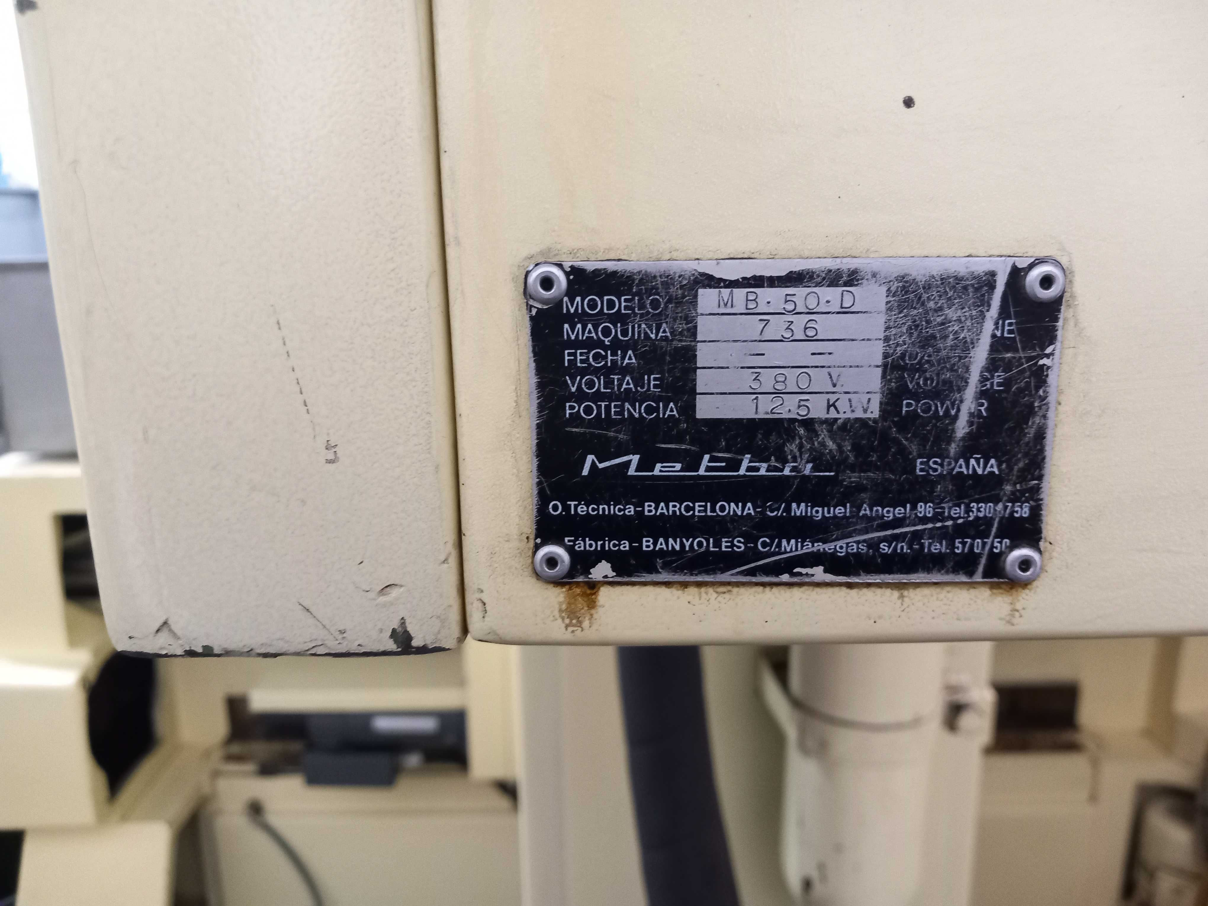 Fresadora cnc METBA MB50D