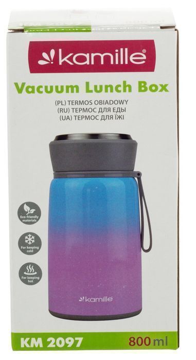 Termos Obiadowy Na Zupę Pojemnik Z Łyżką 800 Ml