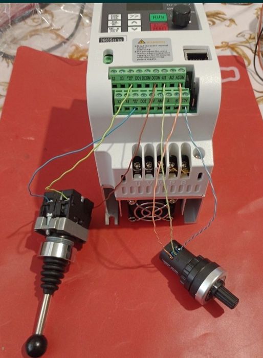 Джойстик і регулятор обертів частотника токарний ТВ3, ТВ4, ТВ16 НГФ