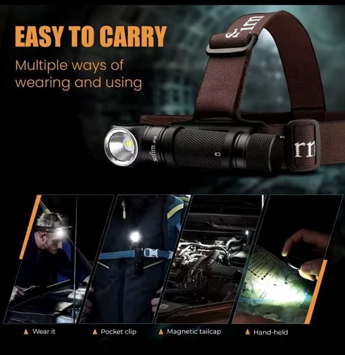 Ліхтарик(фонарь) Налобний Sofirn sp40 , sp40a, HS40, HS42, SC18; HD15