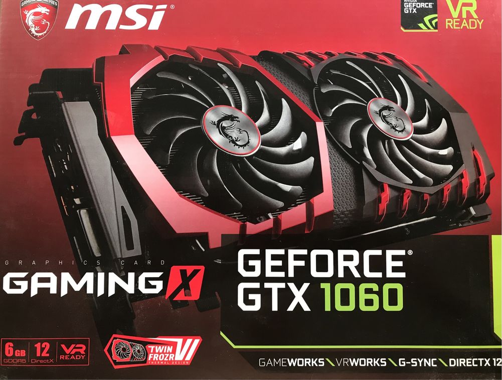 Видеокарта GeForce GTX 1060 GAMING X 6G