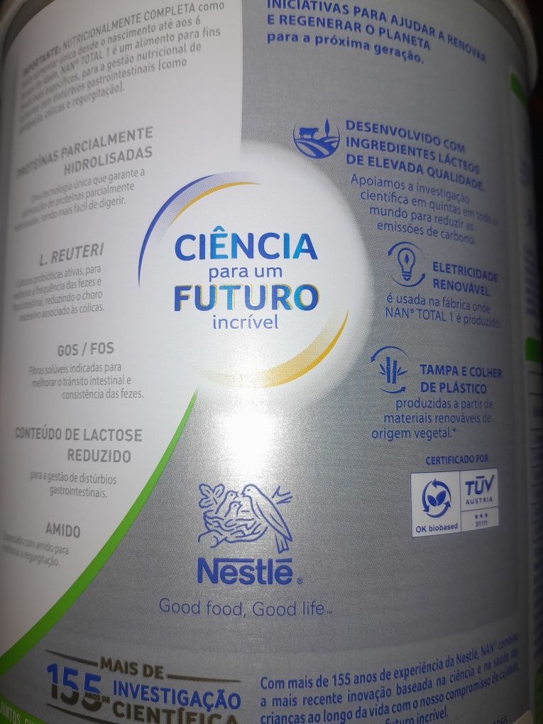 Lata de leite bebe nova 5€