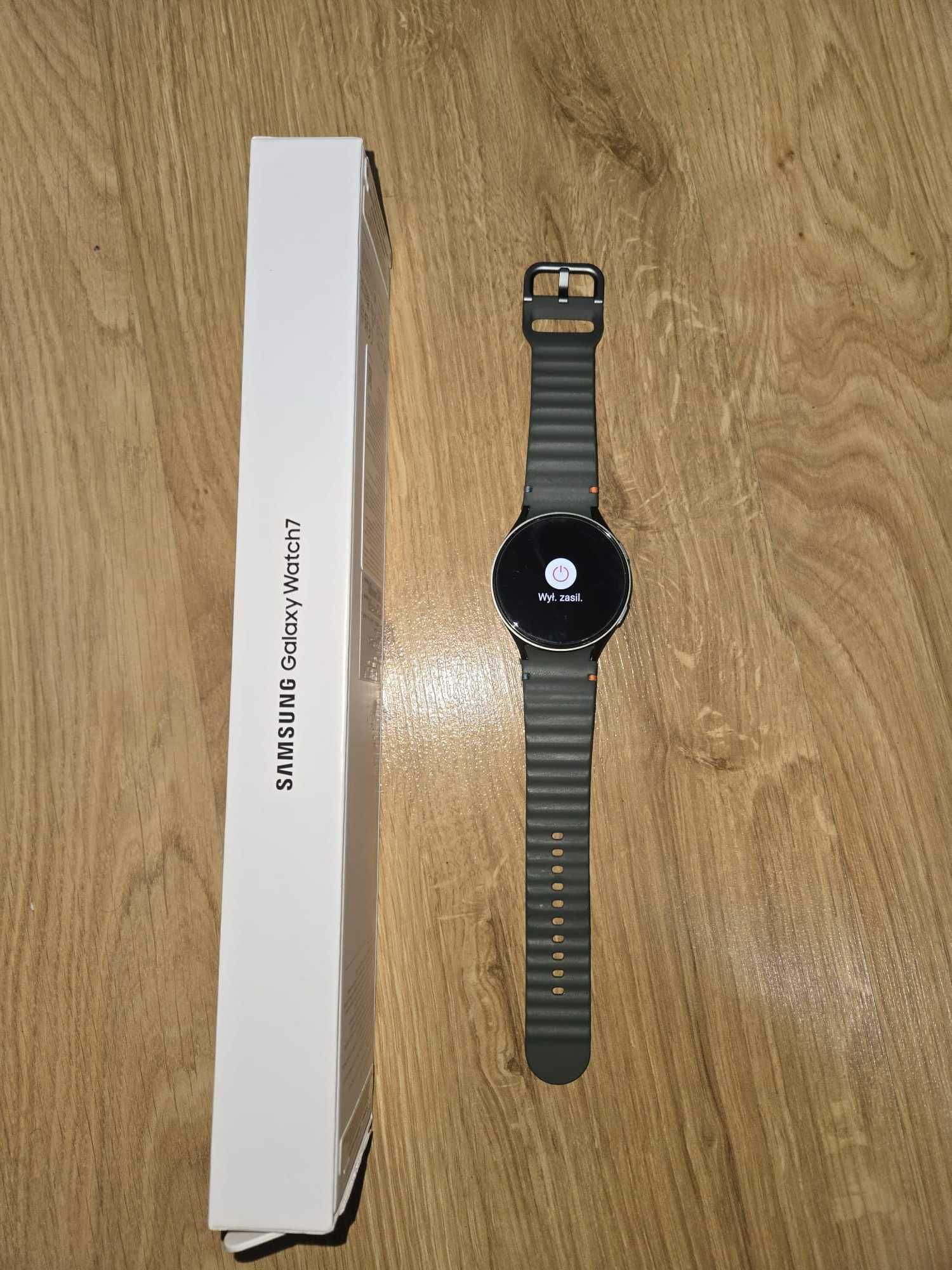 Smartwatch Galaxy Watch7 44mm, komplet + 4x szkło + spigen modern fit