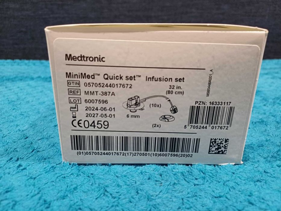 NOWY Zestaw infuzyjny 10x Medtronic Quick Set 6x80