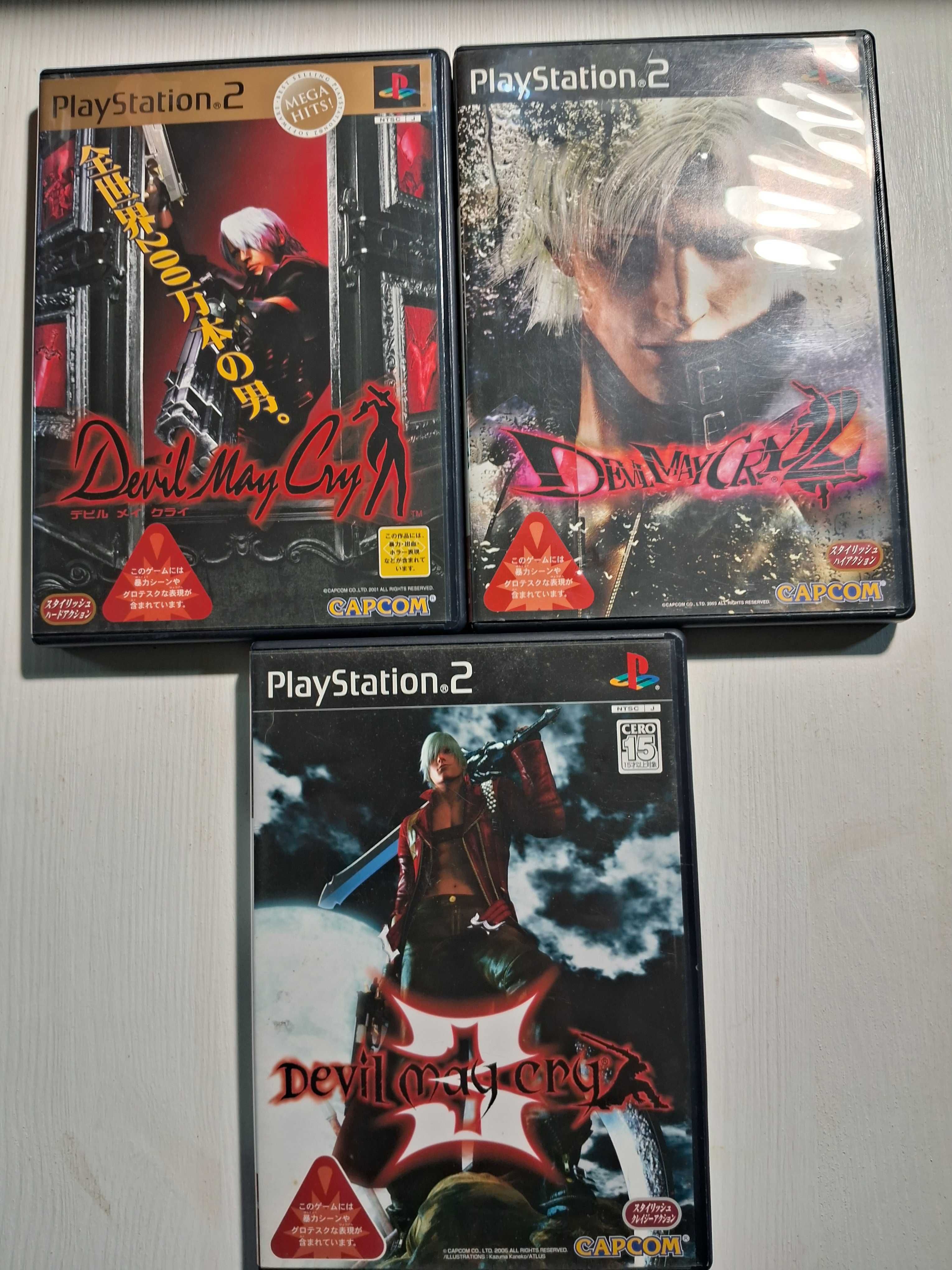 Серия игр для Ps2  Devil May Cry,Time Crisis 2