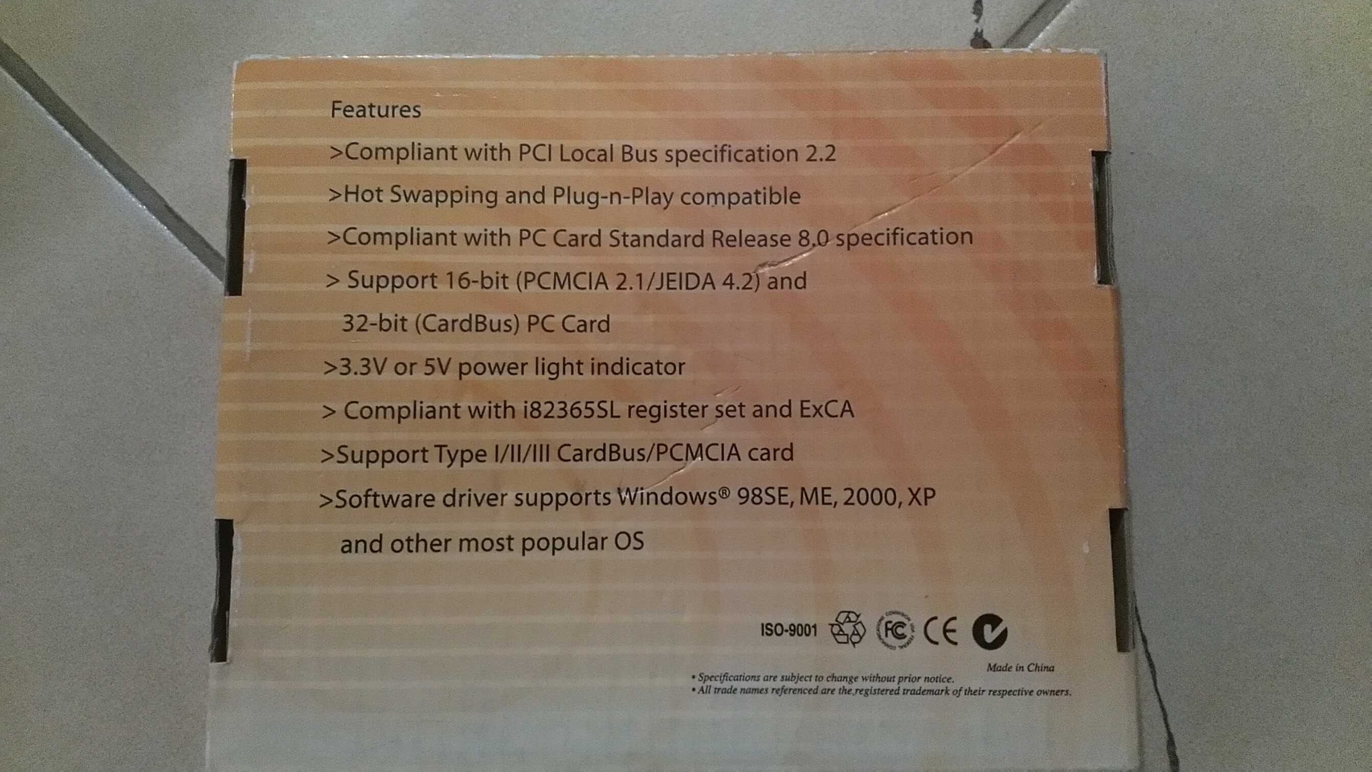 karta PCI to PCMCIA i 5 innych PCMCIA