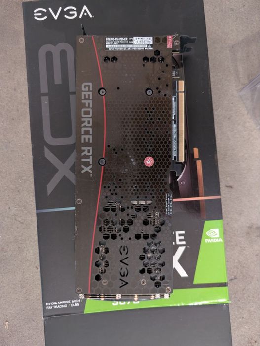 Відеокарти RTX 3070 EVGA 4 шт.