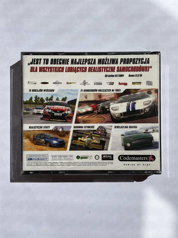 TOCA Race Driver 2 – symulator wyścigów, PC CD, PL wersja, 2004