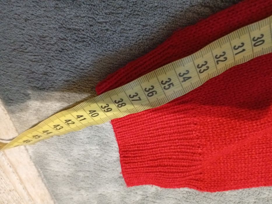 sweter świąteczny Boże Narodzenie z pingwinem i reniferem 134-140
