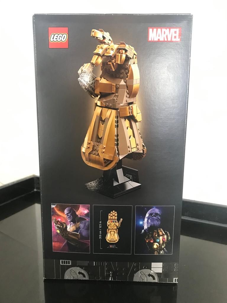 Lego Infinity Luva Thanos Marvel novo selado