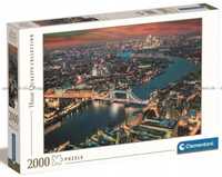 Puzzle 2000 Hq London Aerial View, Clementoni
