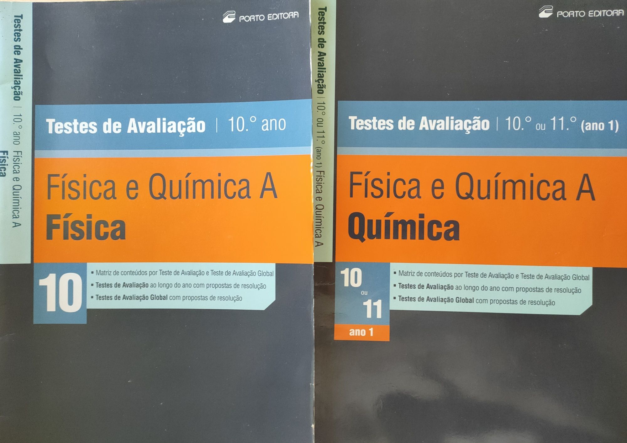 Livros preparação exames/testes português biologia matemática física